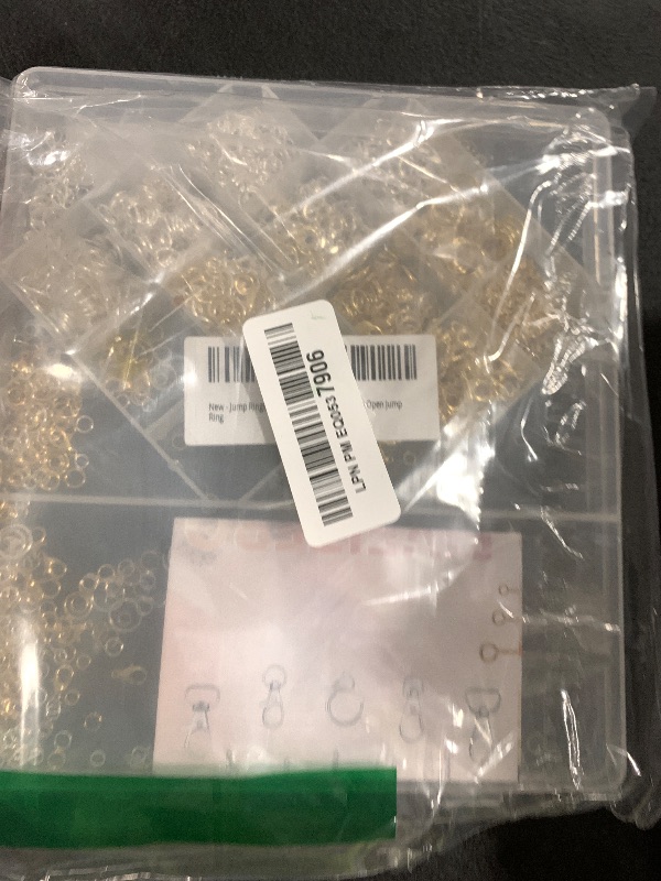 Photo 1 of 2400PCS FIVEIZERO Jump Rings Kit for Jewelry Making & Necklace Repair - Silver & Gold Jump Rings, Lobster Clasps, Pliers, Tweezer & Jump Ring Opener, Jewelry Repair Kit for Earrings and Charms