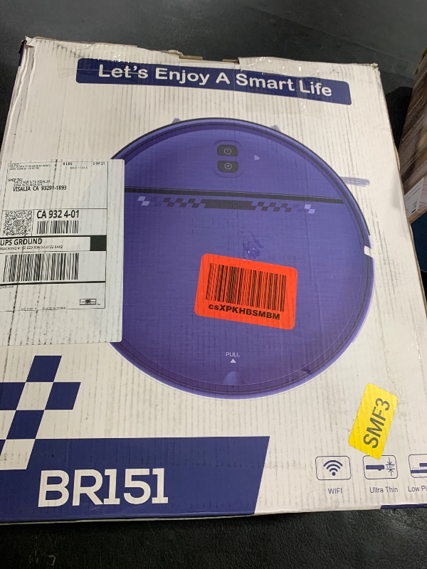 Photo 1 of ZC WAS Robot Vacuum and Mop Combo, 2-in-1 Robot Vacuum Cleaner, Perfect for Pet Hair, Hard Floor and Carpet, Anti-Bump, Anti-Fall, App, Voice and Remote Control
