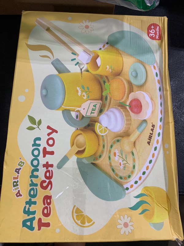 Photo 1 of Tea Sets for Toddlers 3-5 Girl Birthday Gift 3 Year Old Princess Party Wooden Play Food Toy Sets for Kids Kitchen Accessories Age 3 4 5 6 Wood Educational Toys