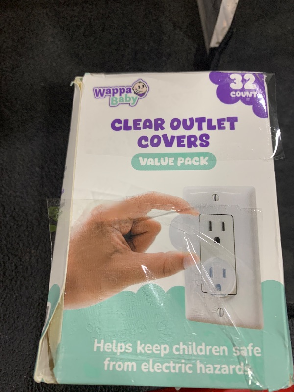 Photo 1 of Clear Outlet Covers (32 Pack) Value Pack – Baby Safety Outlet Plug Covers – Durable & Steady – Child Proof Your Outlets Easily