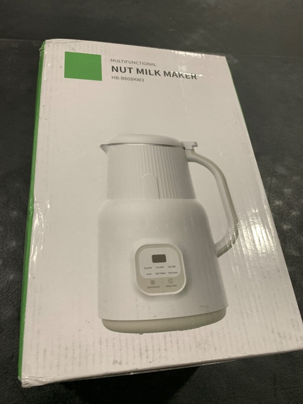 Photo 1 of KIDISLE 6 in 1 Automatic Nut Milk Maker Blender, 20oz Homemade Coconut, Soy, Oat, Almond, Plant Based Milks and Non-Dairy Beverages with Delay Start/Keep Warm/Boil Water/Self-Cleaning, Cream