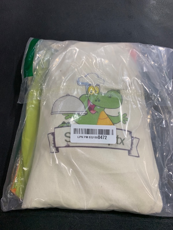 Photo 1 of 50PCS Kids Kitchen Cooking Set - Crocodile Wooden Kid Safe Knife Cutting Board Apron Gloves Fruit Vegetable Crinkle Cutters Peeler Serrated Edges Plastic Toddlers Knives, Kids Knifes for Real Cooking