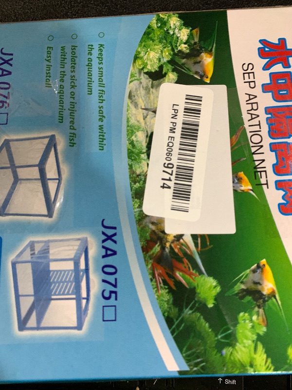 Photo 1 of Pawfly Aquarium Breeder Net with Nylon Mesh & Suction Cups - Small Isolation Box for Baby Fish & Shrimp