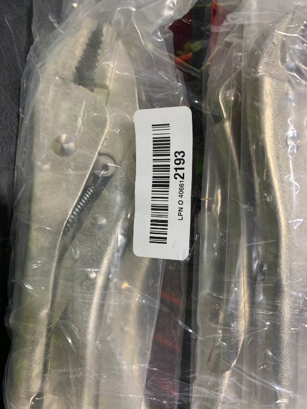 Photo 1 of TEKTON Locking Pliers Set with Rack (10-Piece) | PLK99904