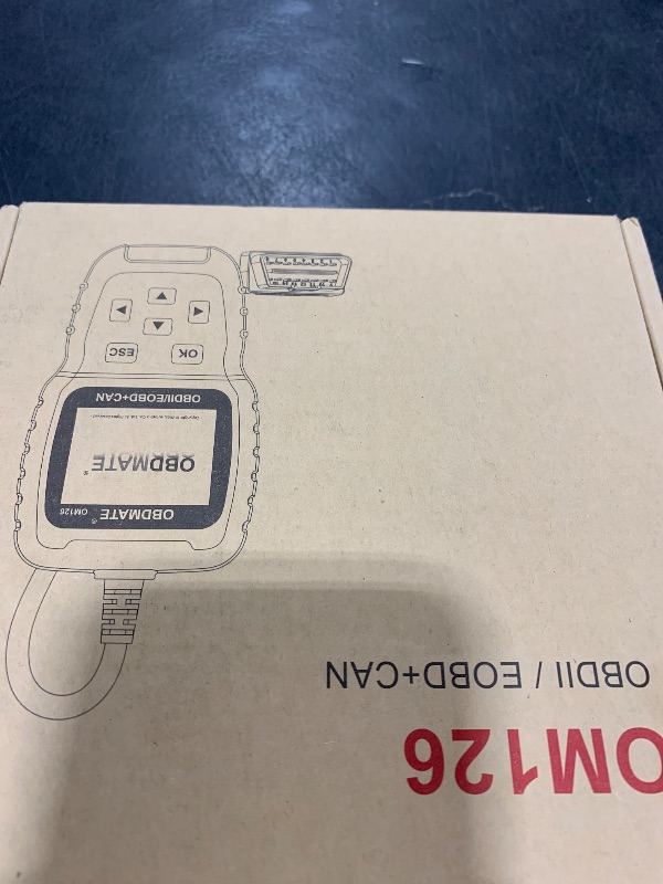 Photo 1 of OBDMATE Universal OBD2 Scanner, OM126 Professional Car Diagnostic Tool Check Engine Light with Live Data, Read &Erase Fault Codes for Vehicles, Automotive OBDII Scanner Diagnostic Tool