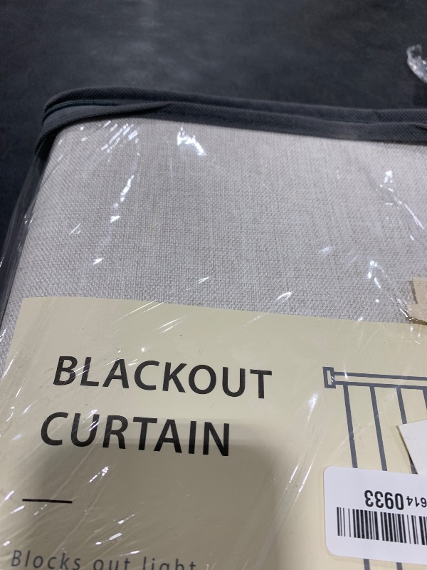 Photo 1 of INOVADAY 100% Blackout Curtains for Bedroom, Black Out Curtains 84 Inch Long, Clip Rings Linen Blackout Drapes, Thermal Insulated Room Darkening for Living Room, 2 Panels - Beige,W50xL84