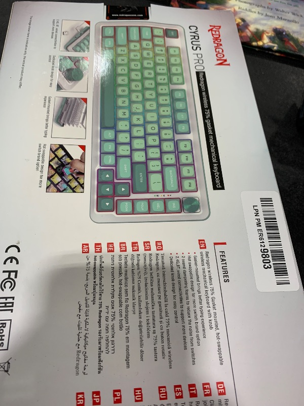 Photo 1 of Redragon K681 Wireless Mechanical Keyboard, Gasket Mounted RGB Gaming Keyboard with Volume Knob, MDA-Profile, Pre-Lubed Linear Switches, 81 Keys 75? Tri-Mode Hot Swappable for PC/Xbox/Ps4/5