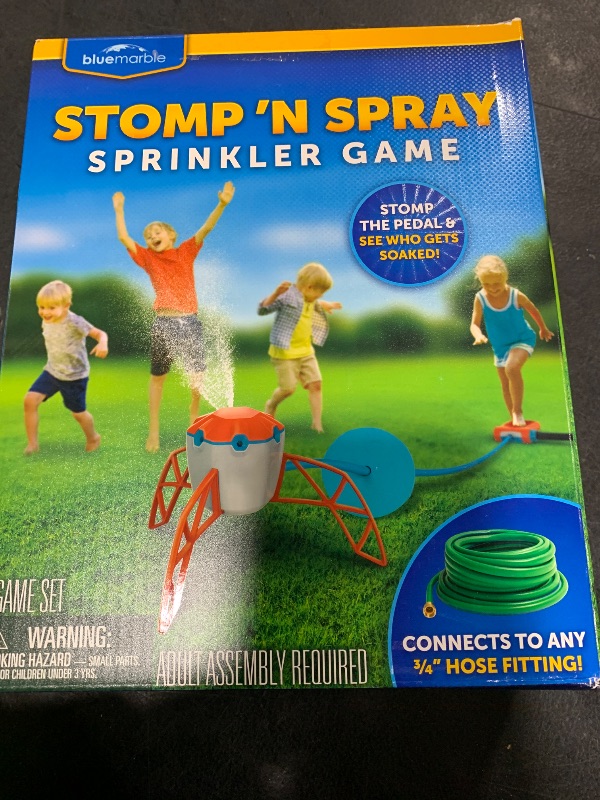 Photo 1 of Blue Marble Stomp 'N Spray Outdoor Sprinkler Game - Stomp & Splash Your Friends, Connects to Garden Hose, Kids Outdoor Water Fun, Kids Water Sprinklers, Water Sprayer, Sprinklers for Child