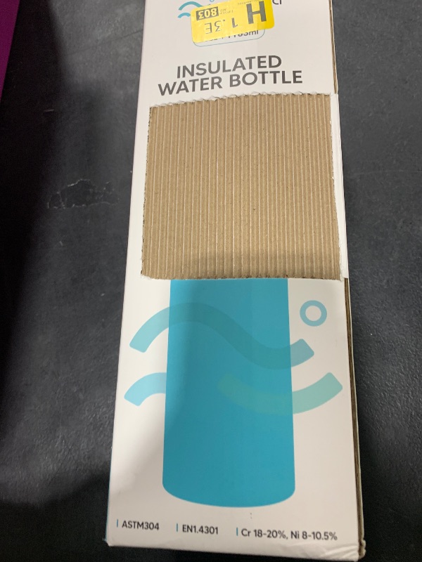 Photo 1 of Swigina [2-IN-1 LID] Insulated Water Bottle with Silicone Boot (36hrs Cold/18hrs Hot) - DIY Stickers, Leakproof, BPA Free, 40 oz