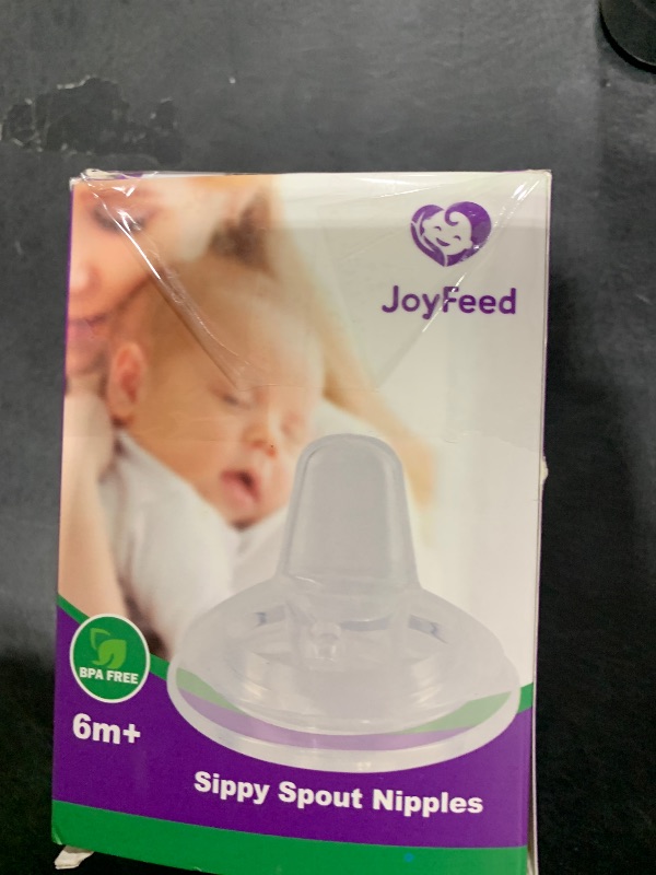 Photo 1 of Sippy Cup Nipples for Philips Avent Anti-Colic Baby Bottles,Food Grade Silicone Sippy Spout?Variable Flow Soft Nipple?6m+,4-Count