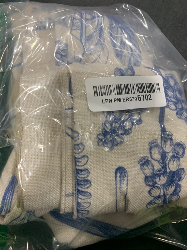 Photo 1 of JEFERSO Navy Blue Floral Pillow Covers 20x20 Inch Set of 2 Spring Leaf Plant Throw Pillows Wildflower Herbs Botanical Decorative Pillowcase Farmhouse Cushion Case for Couch Sofa Outdoor Decor