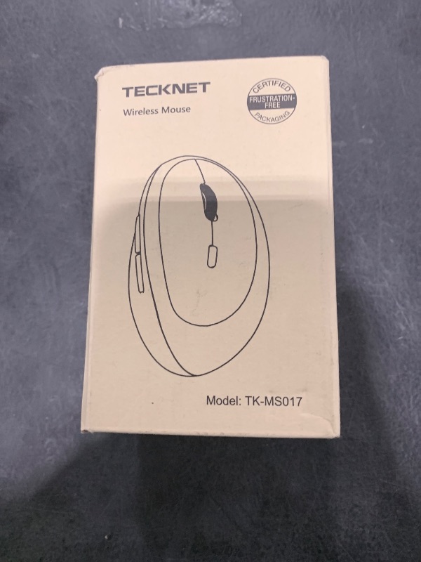Photo 1 of TECKNET Ergonomic Mouse, 4800 DPI Wireless Vertical Mouse, 5 Adjustable DPI Levels, 6 Buttons, 2.4G Silent Wireless Mouse for Laptop, PC, Chromebook - Pink