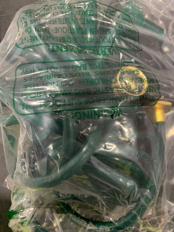 Photo 1 of Coil Hose 25FT EVA Coil Garden Hose With 3/4'' Brass Connector Coiled Water Hose Lightweight And No Kink Includes 7 Patterns Spray Nozzle For Outdoors Lawn Watering Car Washing