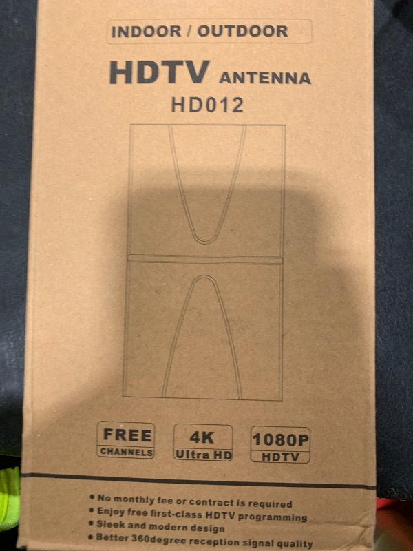 Photo 1 of 2700+ Miles Range Indoor/Outdoor Antenna for Smart TV and All Old TV's,360° Reception Digital TV Antenna for Local Channels-38ft Thick Coax Cable and Amplifier