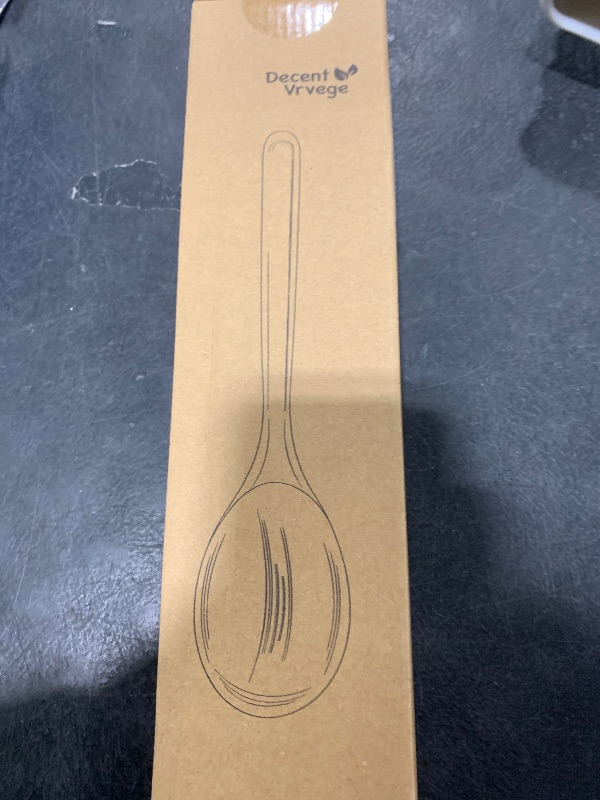 Photo 1 of Wood Spoon, Healthy Acacia Wooden Cooking Spoons, Durable Kitchen Serving Spoon Scooper, Non Scratch Wood Ladle Tableware For Cooking, Serving Salad, Stirring Soup, Easy to use