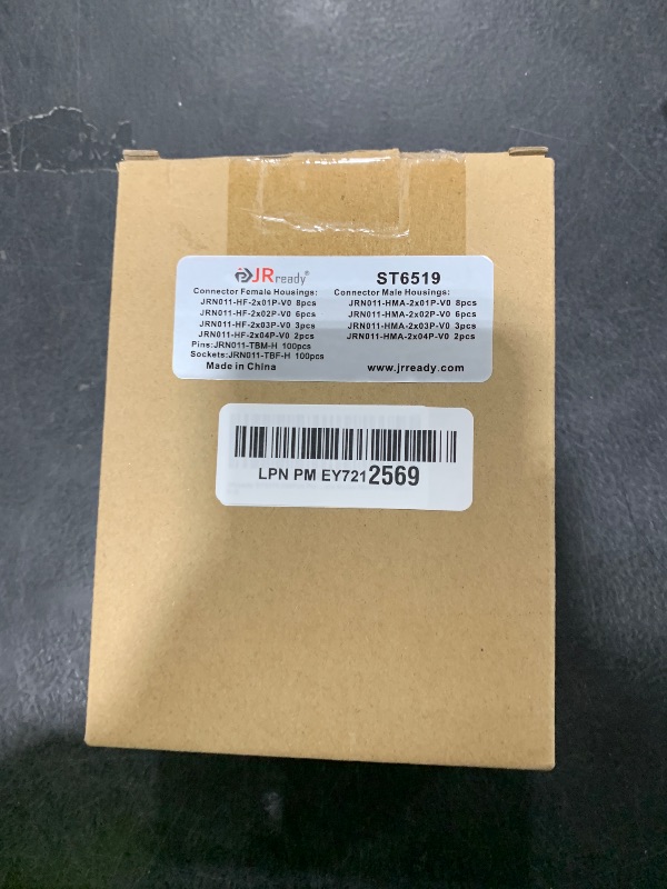 Photo 1 of JRready ST6519 238Pcs Mini-Fit Jr Pin Connector Kit Wire Automotive Electrical Male Female Connector 18-24AWG Terminals Pin and Sockets Molex 4.2mm Pitch