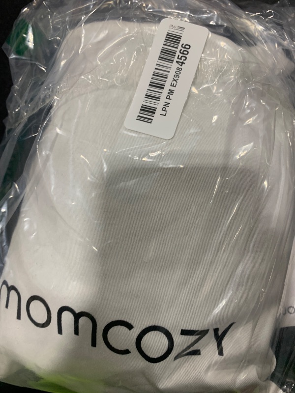 Photo 1 of Momcozy Baby Wrap Carrier, Easy to Wear Infant Carrier Slings, Lightweight Hands Free Baby Sling, Adjustable Baby Carriers for Newborn to Toddler 8-35 lbs, Deep Grey