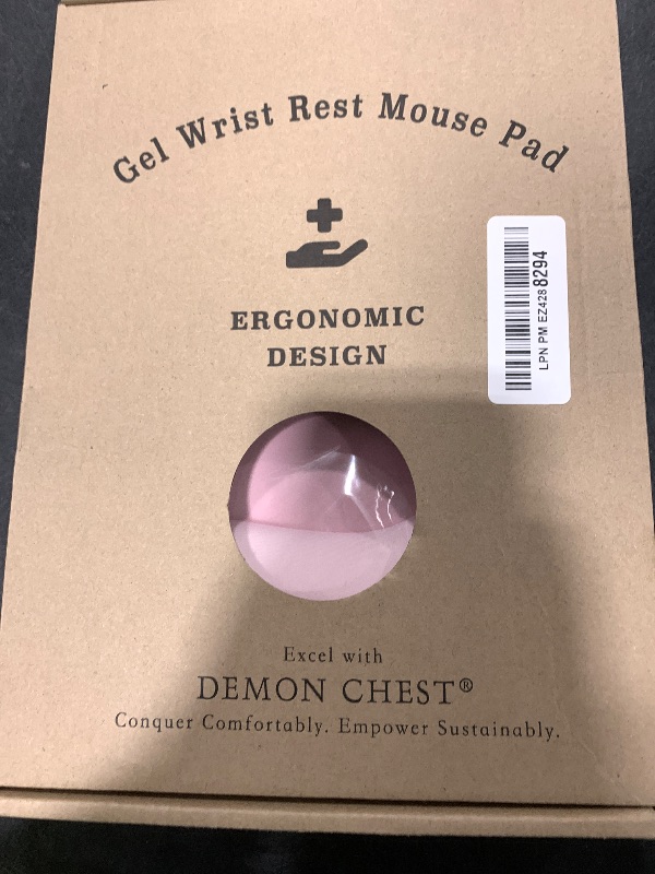 Photo 1 of ErgoComfort Gel Wrist Rest Mouse Pad-Ergonomic Office Mousepad with Wrist Support-Non-Slip, Design Desk Accessories Mat for Home&Game Decor (02Pink Serenity)