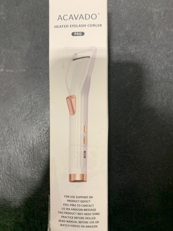 Photo 1 of Heated Eyelash Curler Premium PRO - Fast Heat up in 8s - 24 Hours Long Lasting - Rechargeable Electric Eyelash Curler with Type-C, Innovative L Silicone, 2 Heat Modes, Anti-Burn Eyelid, Pink-CB