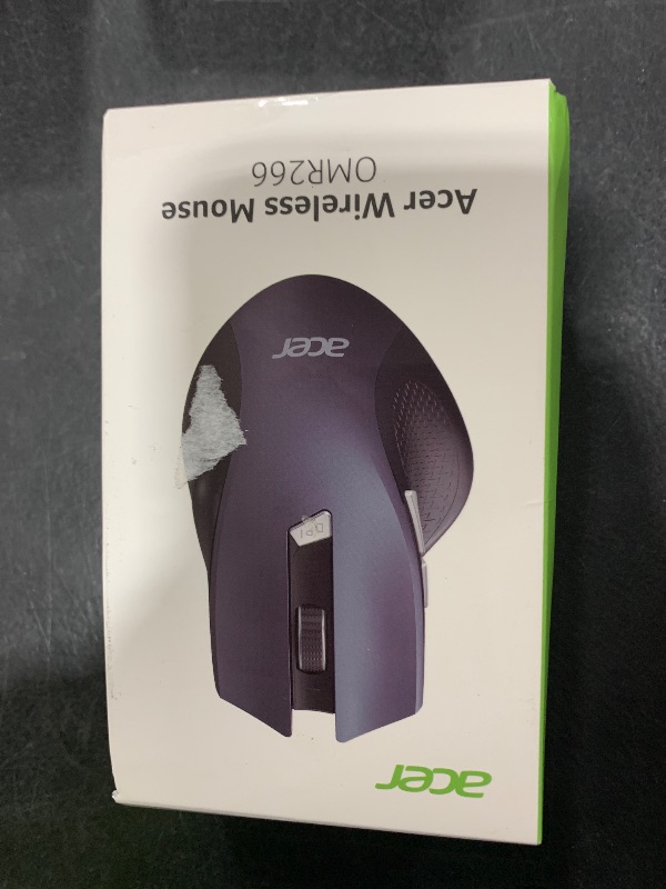 Photo 1 of acer Wireless Mouse for Laptop, 2.4GHz Computer Mouse 3 Adjustable DPI Office Cordless USB Mice with USBA Receiver, 6 Buttons, 1600 DPI, Medium to Large Sized Hands Compatible with PC, Laptop, Desktop