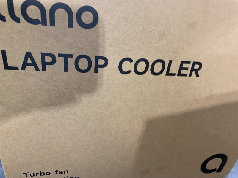 Photo 1 of llano V10 Gaming Laptop Cooling Pad, RGB Laptop Cooler Stand with Powerful 4.72 Inch External Turbo Cooling Fan, Fast Cooling Computer 13-17.3in, Button Control, 3 Adjustable Stand, 4-Port USB C&A