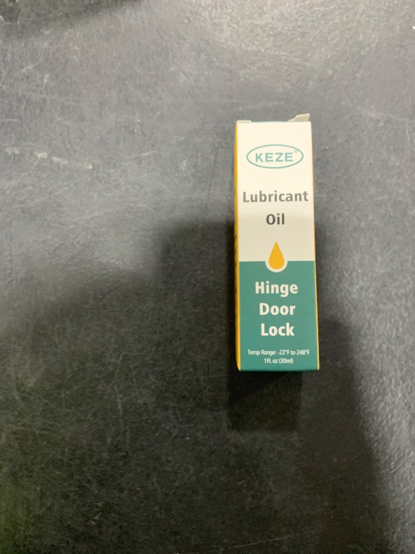 Photo 1 of Keze Door Hinge Lubricant Door Squeaky Fix Lubricating Oil for Noise Synthetic Knife Oil Lube for Lock Hinge Hair Trimmers Knife Pivot Machine Tools Watch Keyhole with Needle Oiler 1 oz, 1 Pcs