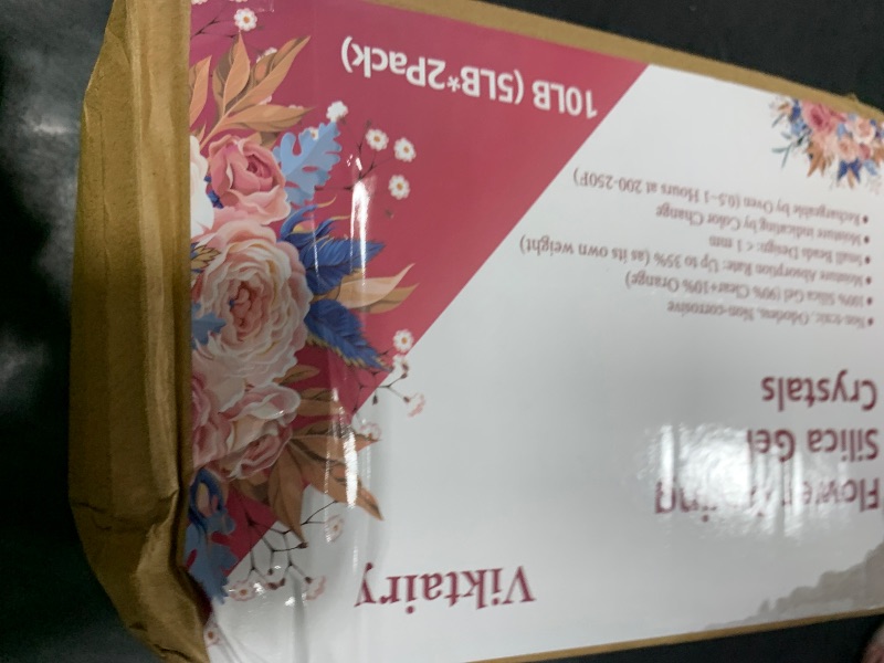Photo 1 of 10 LBS Silica Gel Flower Drying (2 Pack 5LBS), Reusable Color Indicating Flower Drying Silica with Brush and User Manual, DIY Wedding Bouquet Flower Preservation Kit, Fine Bead Size<1mm