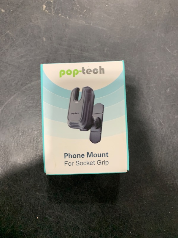 Photo 1 of pop-tech Car Phone Mount for Socket Grip, Adjustable Strong Sticky Cell Phone Holder, Dashboard Adhesive Socket Car Mount Compatible with Thick Wallet Grip for iPhone Samsung Card Holder