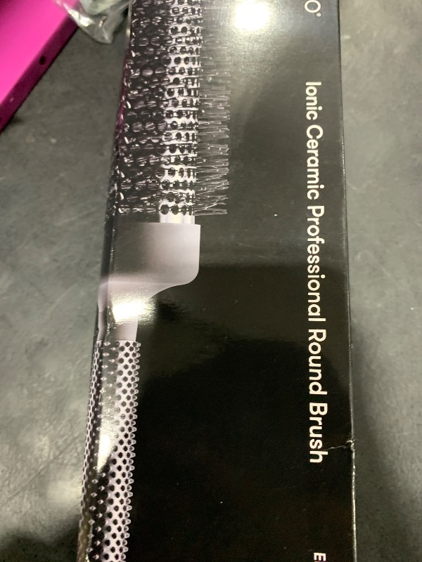 Photo 1 of ERGO Ceramic Ionic Round Brush for Blow Out - Salon Quality Hair Brushes for Women - Roller Brush for Blow Drying, Wet and Dry Hair Styling, Volumizing Hair Care - ER65: 2.5"