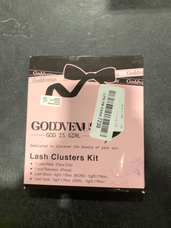 Photo 1 of Goddvenus Wispy Lash Clusters Kit Cluster Eyelash Extensions Natural Lash Extension Kit C Curl Fluffy Individual Eyelashes with Bottom Lashes Clusters Waterproof Bond and Seal DIY at Home