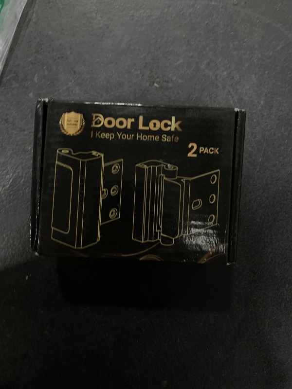 Photo 1 of Home Security Door Lock Door Reinforcement Lock Door Locks for Kids Safety Flip Door Lock Latch Childproof Night Lock Door Security Front Door Child Safety Lock High Security Locks for Doors Inside