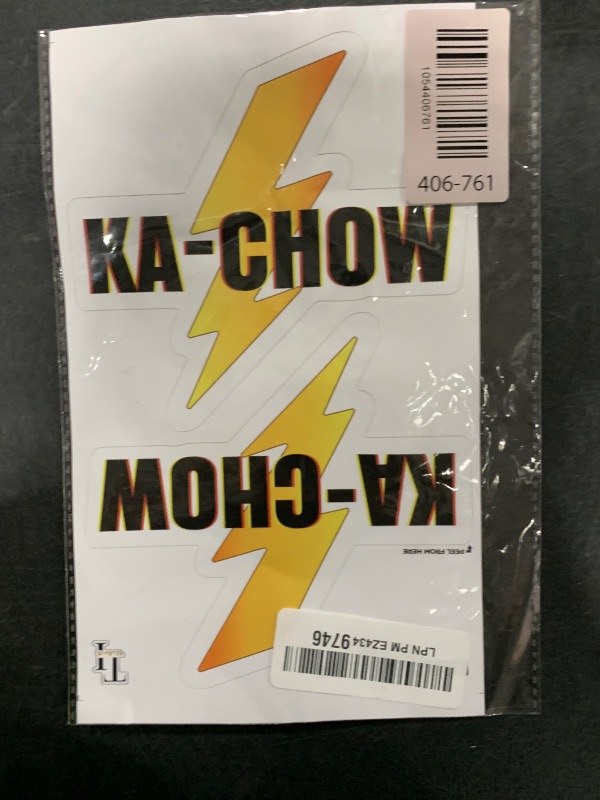 Photo 1 of THATS IT – KA - Chow Stickers – Vinyl Bumper Sticker for Car, Van, and SUV – Waterproof Decal for Waterbottle and Laptop – Indoor and Outdoor Use for MacBook – Long Lasting Cup Decal – TI 312