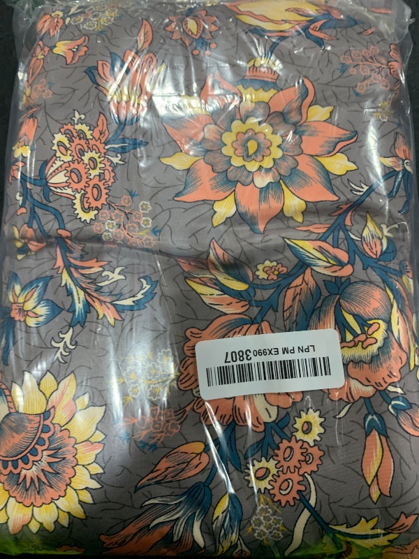 Photo 1 of Cupocupa Duvet Cover King Size Set Boho Floral Pattern King Duvet Cover Set for King Size Bed Vintage Soft Bedding Leaf Print Paisley Duvet Cover with Pillowcases