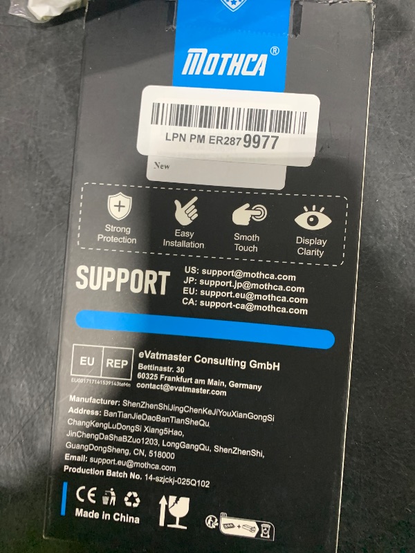 Photo 1 of Mothca 2 Pack Matte Glass Screen Protector for iPhone 15 Pro Max 6.7-inch [Auto Fit Box Dust-Free] Edge to Edge Full Coverage Anti-Glare & Anti-Fingerprint Tempered Glass, Bubble Free, Smooth as Silk