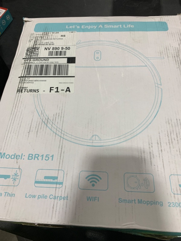 Photo 1 of Robot Vacuum and Mop Combo, 2 in 1 Automatic Vacuum Robot with Schedule, App/Alexa/Voice Control, Self-Charging, 2300 Pa Suction, Ideal for Hard Floor, Pet Hair, Carpet