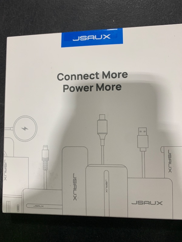 Photo 1 of JSAUX Mini HDMI to HDMI Cable 15FT, [Aluminum Shell, Braided] High Speed 4K 60Hz HDMI 2.0 Cord, Compatible with Camera, Camcorder, Tablet and Graphics/Video Card, Laptop, Raspberry Pi Zero W - Grey