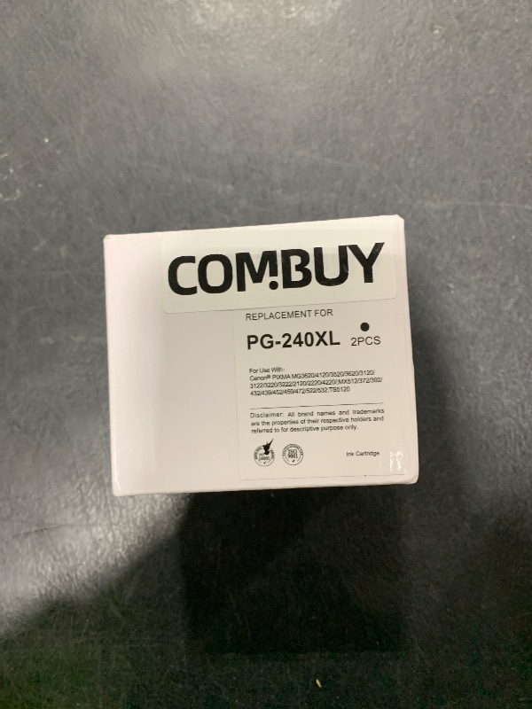 Photo 1 of PG-240 XL 240XL Black Ink Cartridge Replacement for Canon 240XL 240XL PG-240XL PG240 Use for Canon MG3620 MG3600 TS5120 TS5100 MG2120 MG3520 MX452 MX512 MX472 MG2220 Printer (Black, 2 Pack)