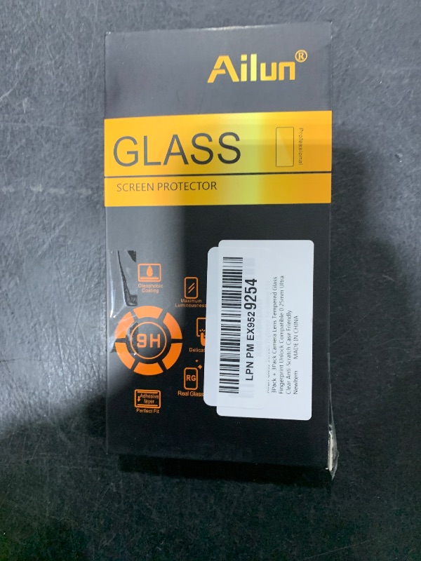 Photo 1 of Ailun Screen Protector for Galaxy S23 [6.1 Inch] 3Pack + 3Pack Camera Lens Tempered Glass Fingerprint Unlock Compatible 0.25mm Ultra Clear Anti-Scratch Case Friendly [Not For S23 Ultra]