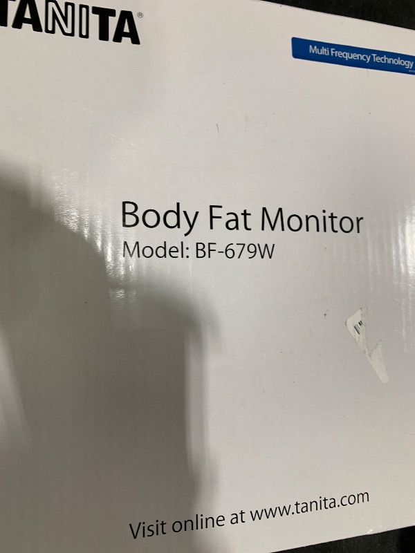 Photo 1 of Tanita BF-679W Multi-Frequency Digital Body Fat and Body Water Scale - Smart Bathroom Weight Scale - Body Composition Monitor with Japan Technology - 300 lb Capacity - 2-User Memory