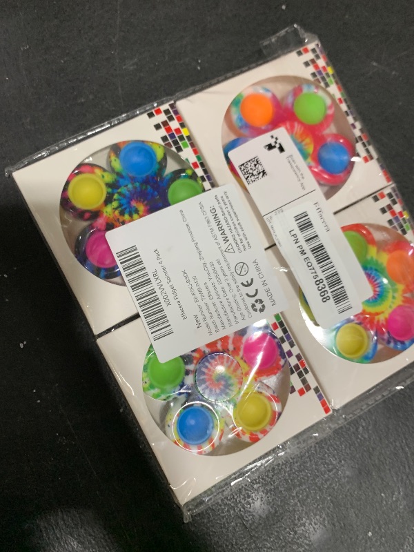 Photo 1 of Fidget Spinner Bulk 4 Pack, Sensory Fidget Toys for Kids Adults, Fidget Spinners Anxiety Stress Relief, ADHD Autism Products for Girls Boys, Birthday Party Favors Goodie Bag Stuffers Classroom Prizes