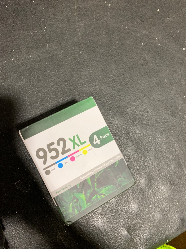 Photo 1 of 952XL Ink Cartridges High Yield (4-Pack, Black/Cyan/Magenta/Yellow) Compatible 952XL Ink Cartridges Replacement for 952XL Ink for OfficeJet Pro 8710 8210 8715 8720 8702 7740 Printer