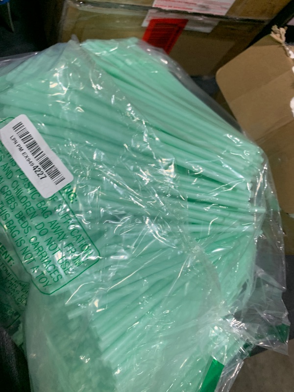Photo 1 of ECO SOUL Straws [1000 Count][8.25"] Eco-Friendly Disposable Straws, Cocktail Cold Drink Smoothie Bendable