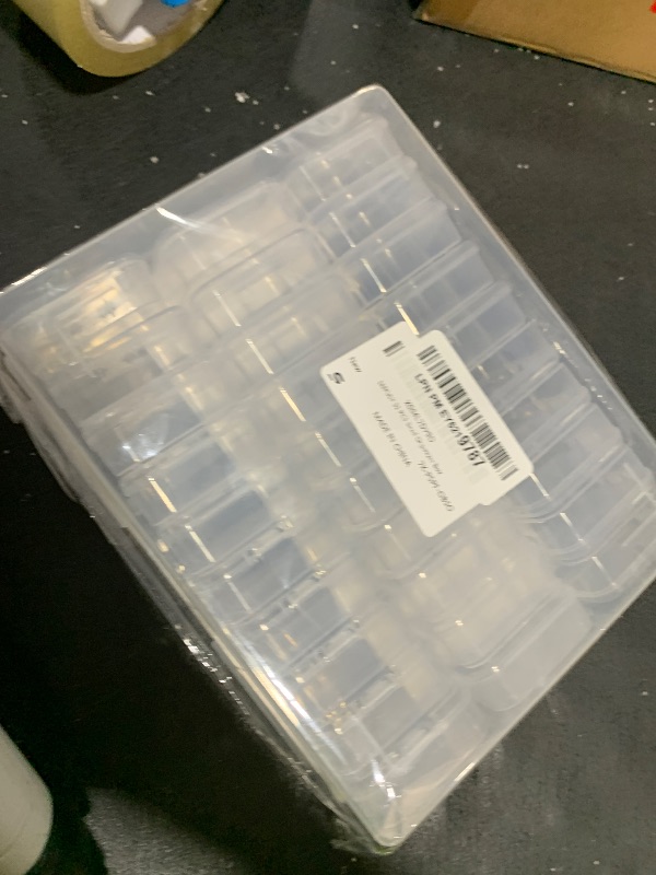 Photo 1 of LEIYULY 31 PCS Bead Organizer Box, Small Clear Plastic Bead Storage Cases, Rectangle Storage Containers, Suitable for Making Bracelets, DIY Jewelry Crafts, Nail Art, Small Item Organizer