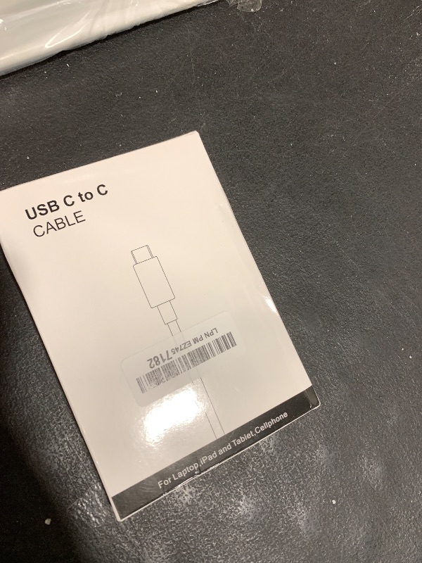 Photo 1 of USB C to USB C Cable (2-Pack, 6.6ft) for MacBook Air/Pro Charger, iPad Pro 12.9/11 inch, iPad Air 5/4, Mini 6, iPhone 17/16/15, Pixel, Galaxy S25/S24, Switch 2, Type C Fast Charging Cord