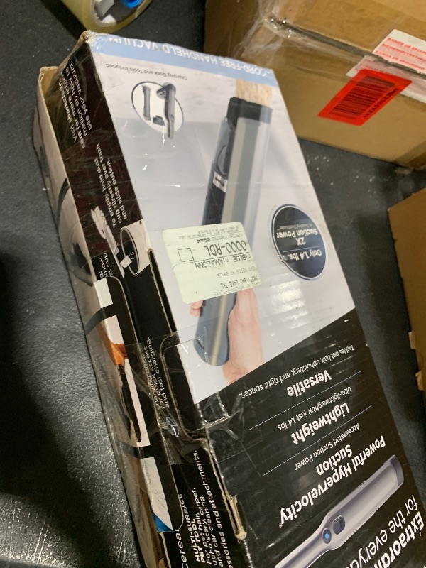 Photo 1 of Shark WV201 WANDVAC Handheld Vacuum, Lightweight at 1.4 Pounds with Powerful Suction, Charging Dock, Single Touch Empty and Detachable Dust Cup,Graphite, Slate
