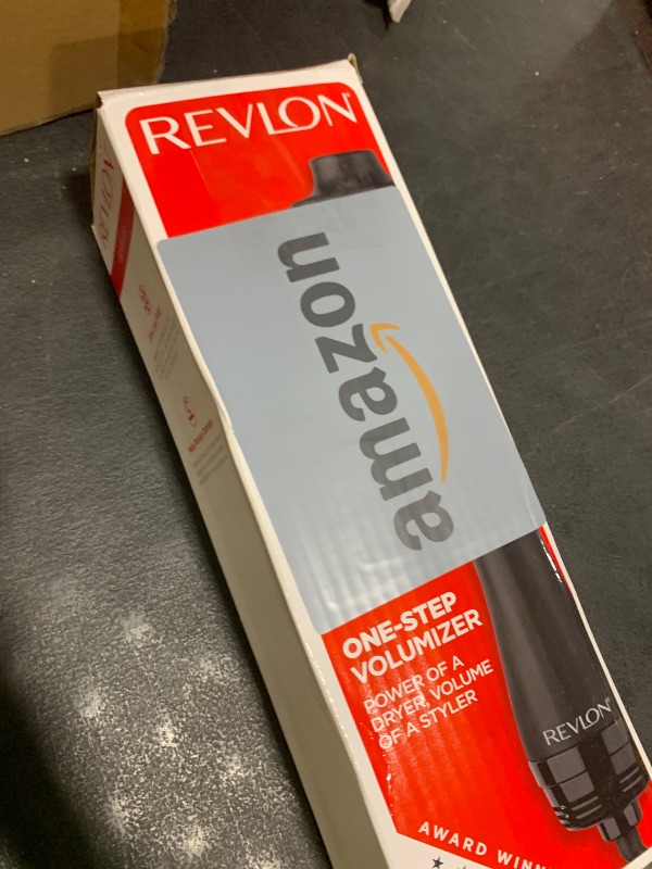 Photo 1 of REVLON One-Step Volumizer Hair Dryer and Styler with Improved Motor – Easy Salon-Style Blowouts – Less Frizz, More Shine, and Reduced Heat Damage, for all Hair Types and Lengths (Black)