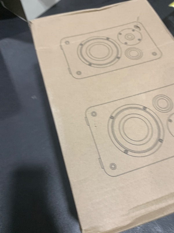 Photo 1 of Saiyin Bluetooth Bookshelf Speakers, 30W X 2 Powered TV Speakers with 3.5 Inch Woofer, Turntable Speakers with Optical/AUX/RCA Input for PC and TV