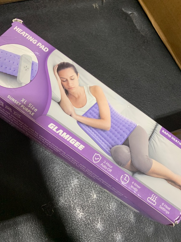 Photo 1 of Heating Pad for Back Pain Cramps Relief - Electric Heating Pad for Neck/Shoulder/Muscle Pain - 6 Heat Settings, Auto Off, Moist Heat Options, Machine Washable, Mothers Day Gifts for Mom, Women - XL