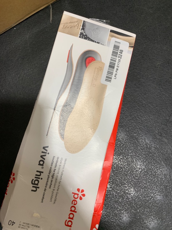 Photo 1 of Pedag Viva high Shoe inserPedag Viva High, Extra high Arch Support, Made in Germany, for Plantar Fasciitis, Metatarsal Support, Tan, Women 10, Men 7, EU 40