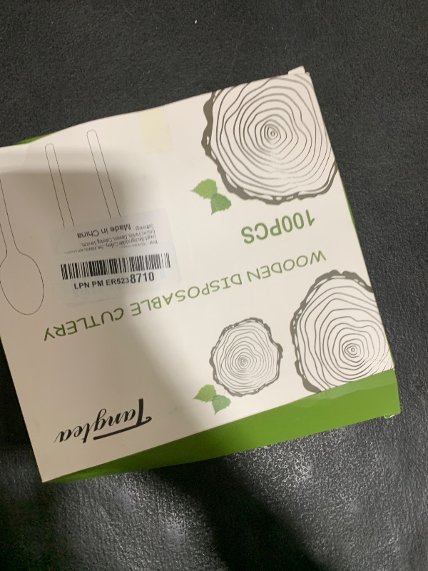 Photo 1 of 100 Pack Wooden Spoons Disposable - 6.3 Inch Length Biodegradable Cutlery - Compostable Bamboo Spoon For Chocolate, Coffee, Flavor, Ice Cream, Dessert, Parties, Dinners, Catering Services, Gatherings